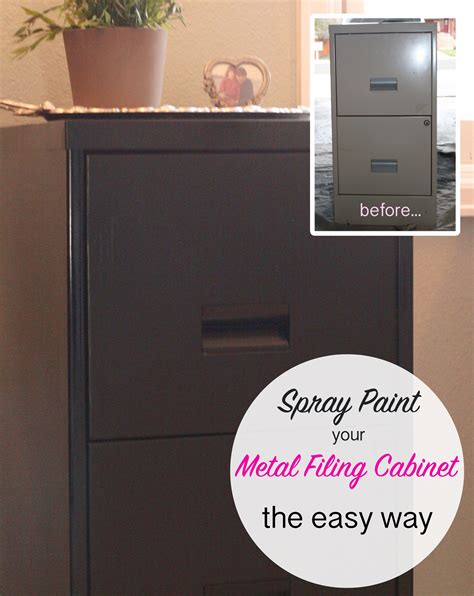 weathered steel spray paint filing cabinet|metal filing cabinet spray paint.